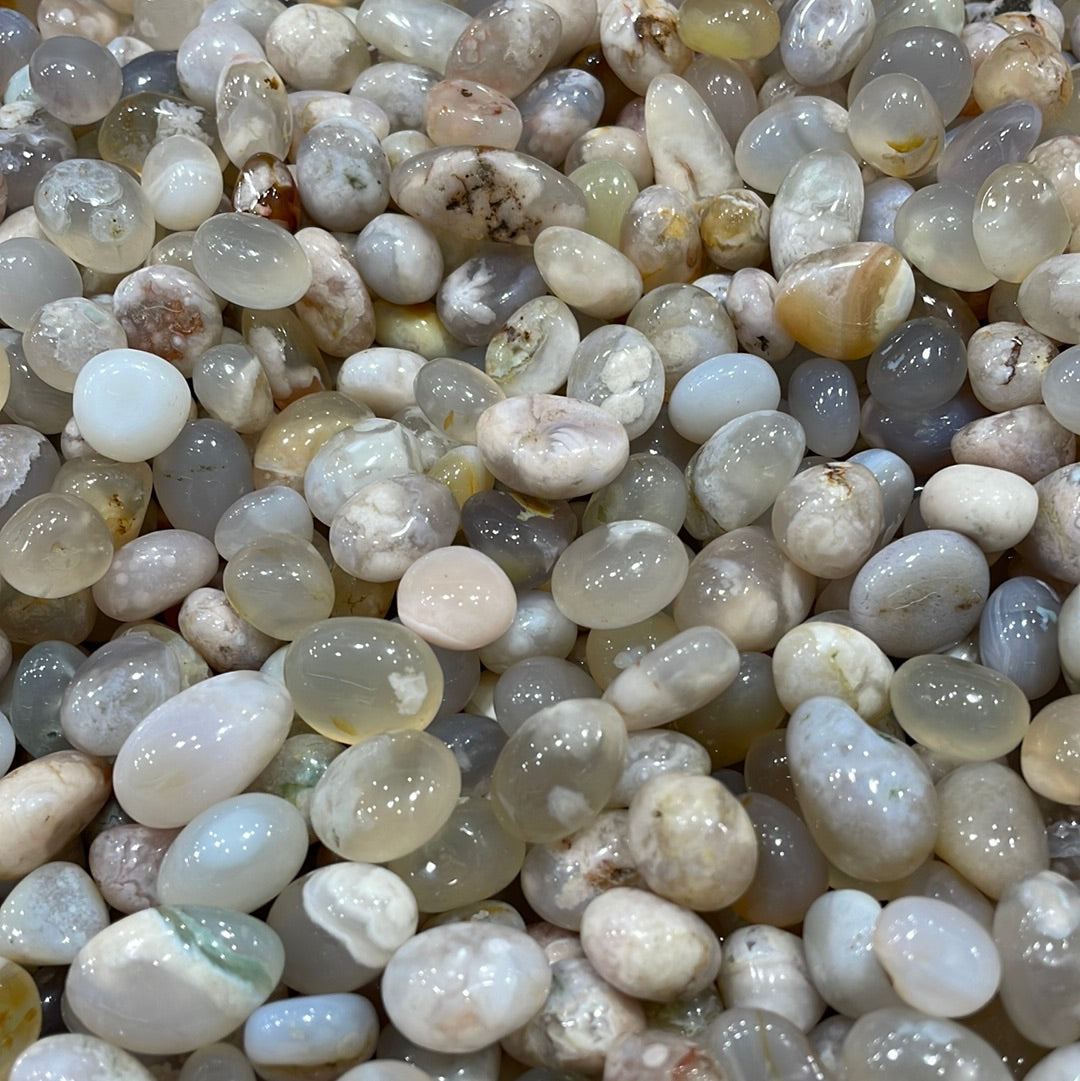 Chips di agata floreale