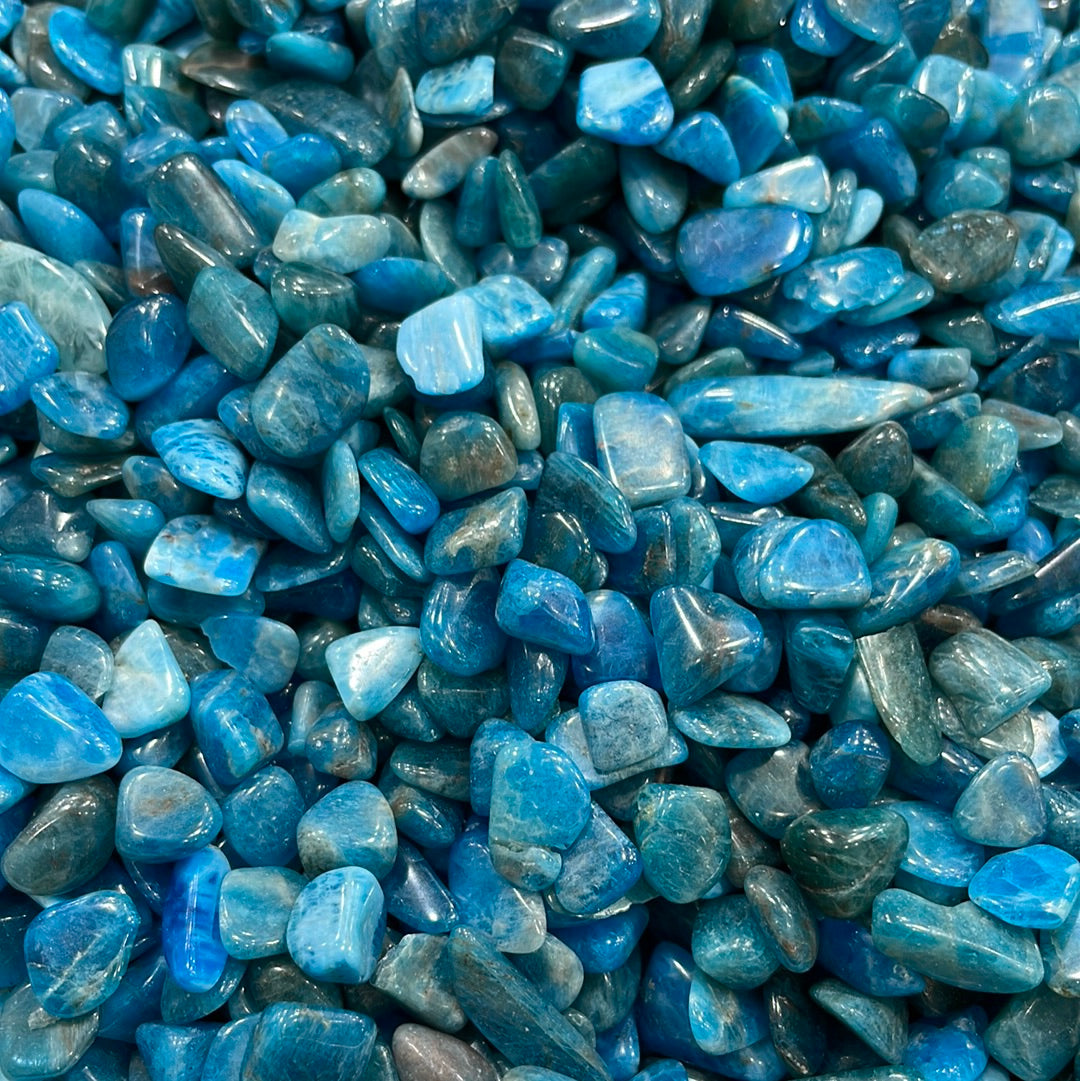 Scaglie di apatite blu