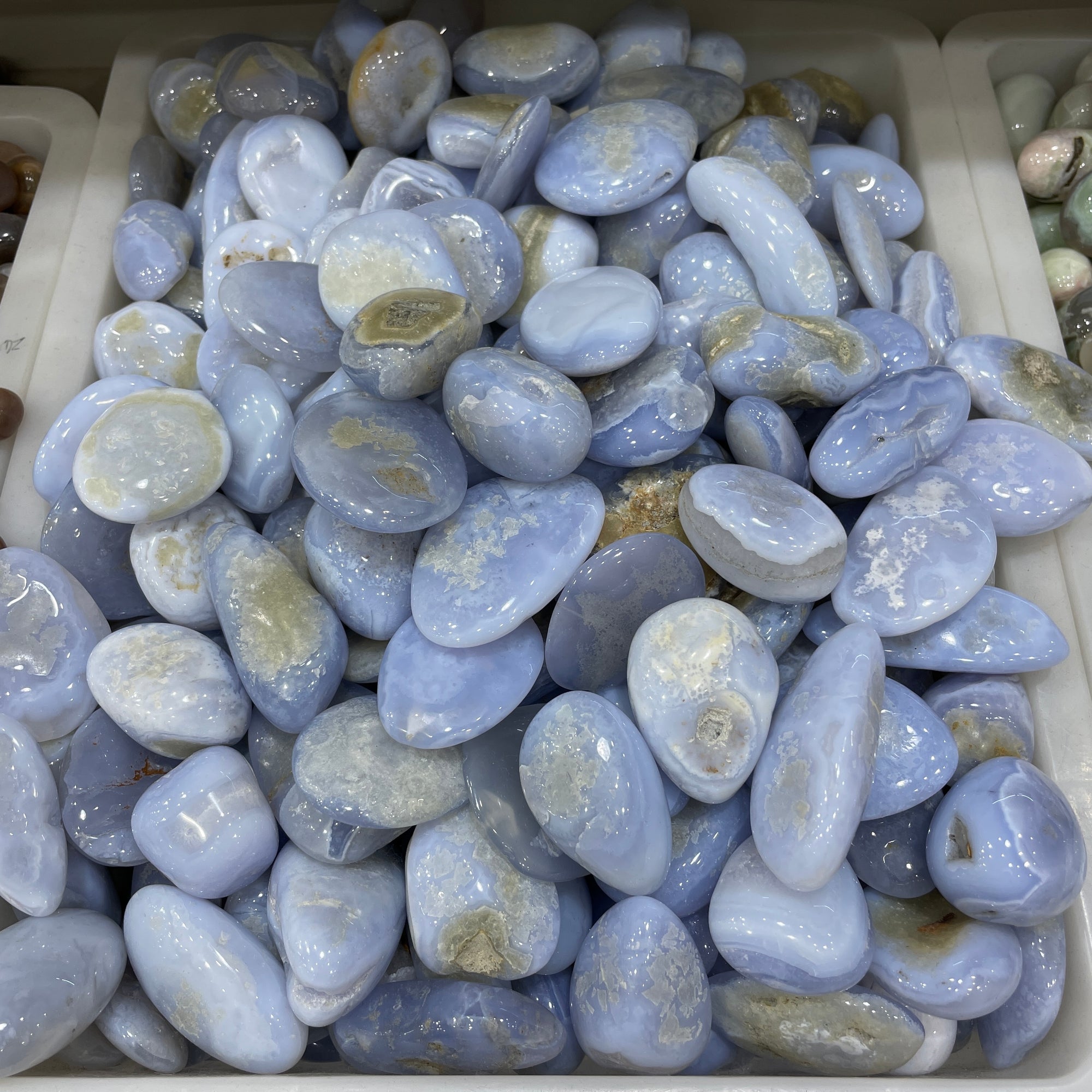 Blue Lace Agate Tumblestone