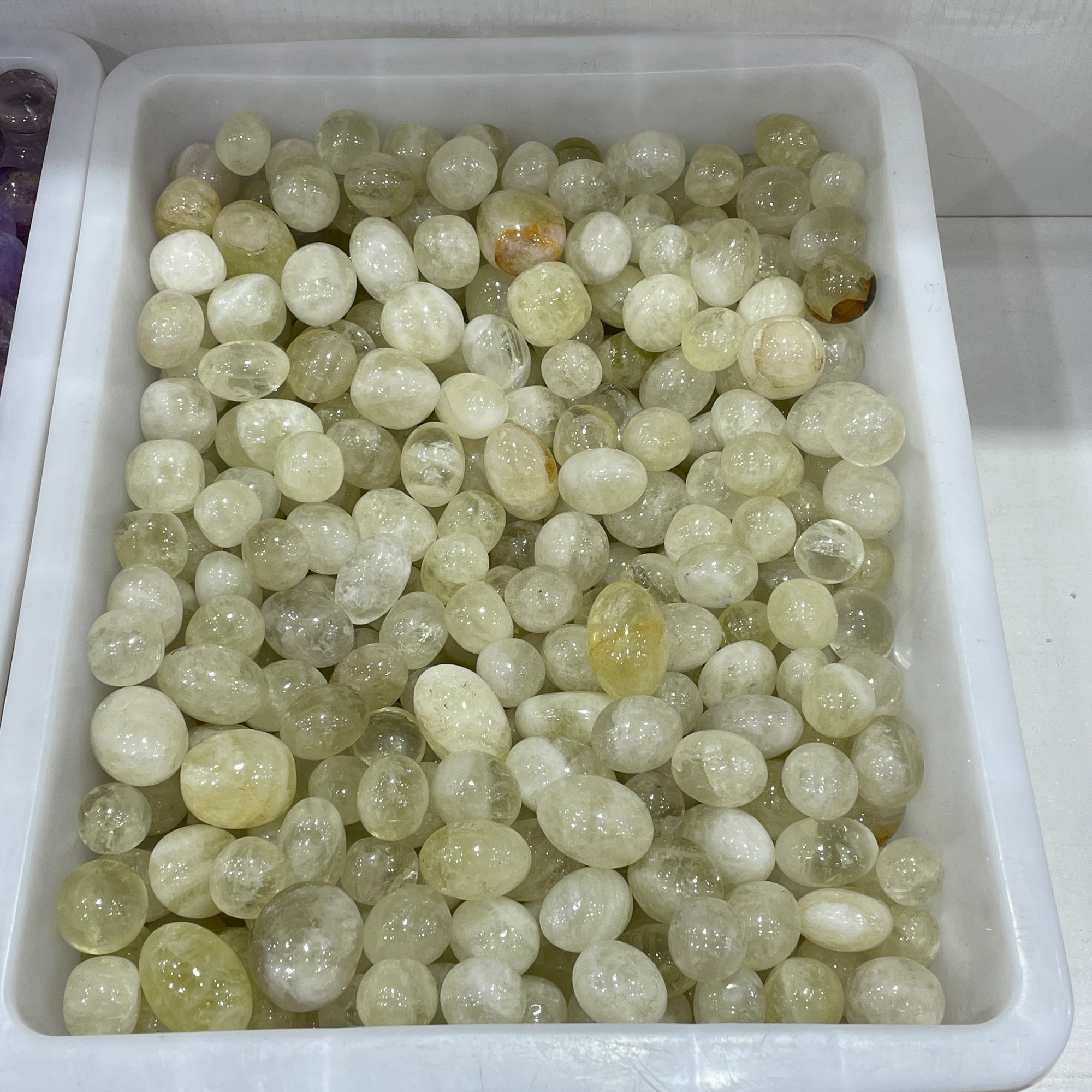 Citrino (quarzo fumé trattato termicamente) Tumblestone