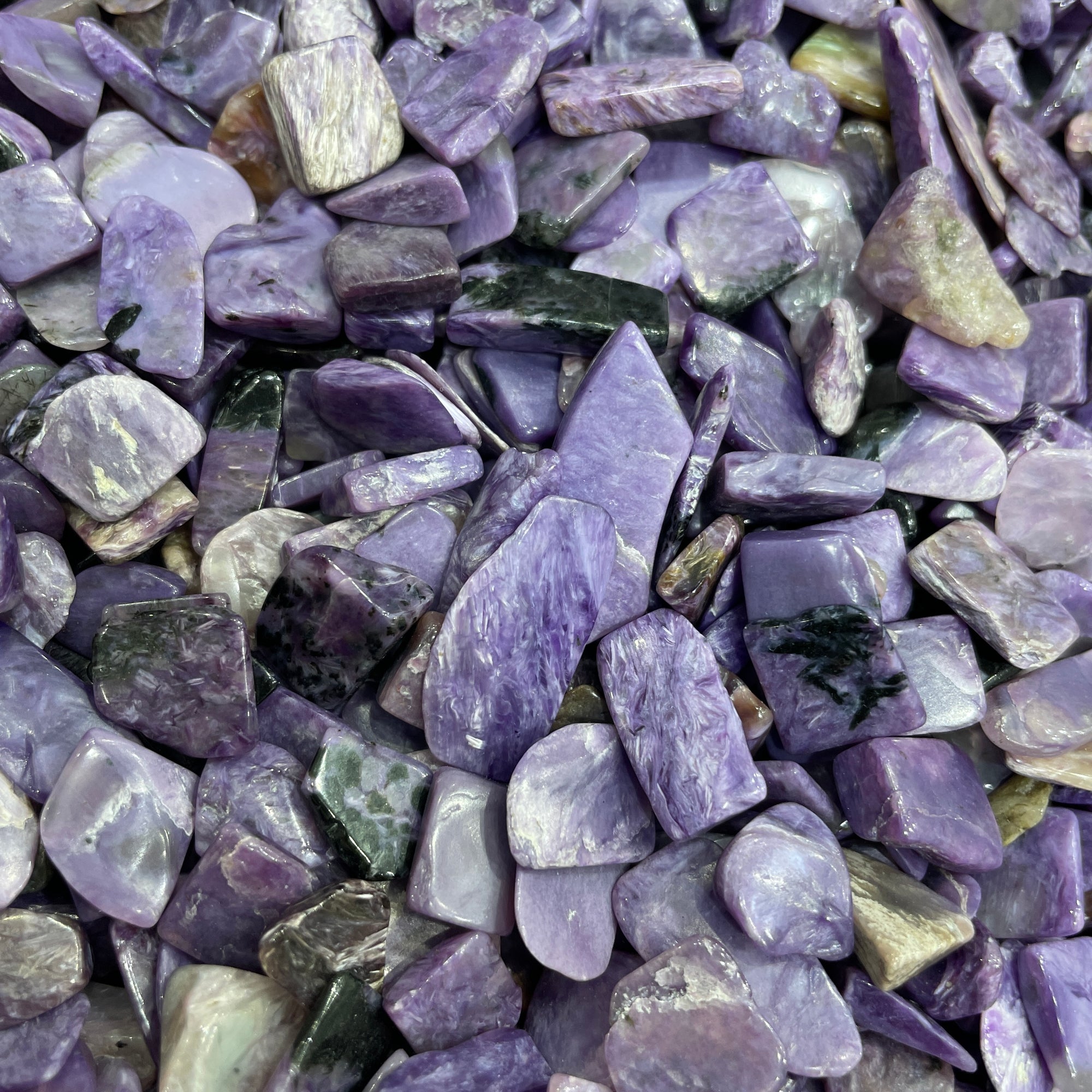 Charoite chips 7-9mm size