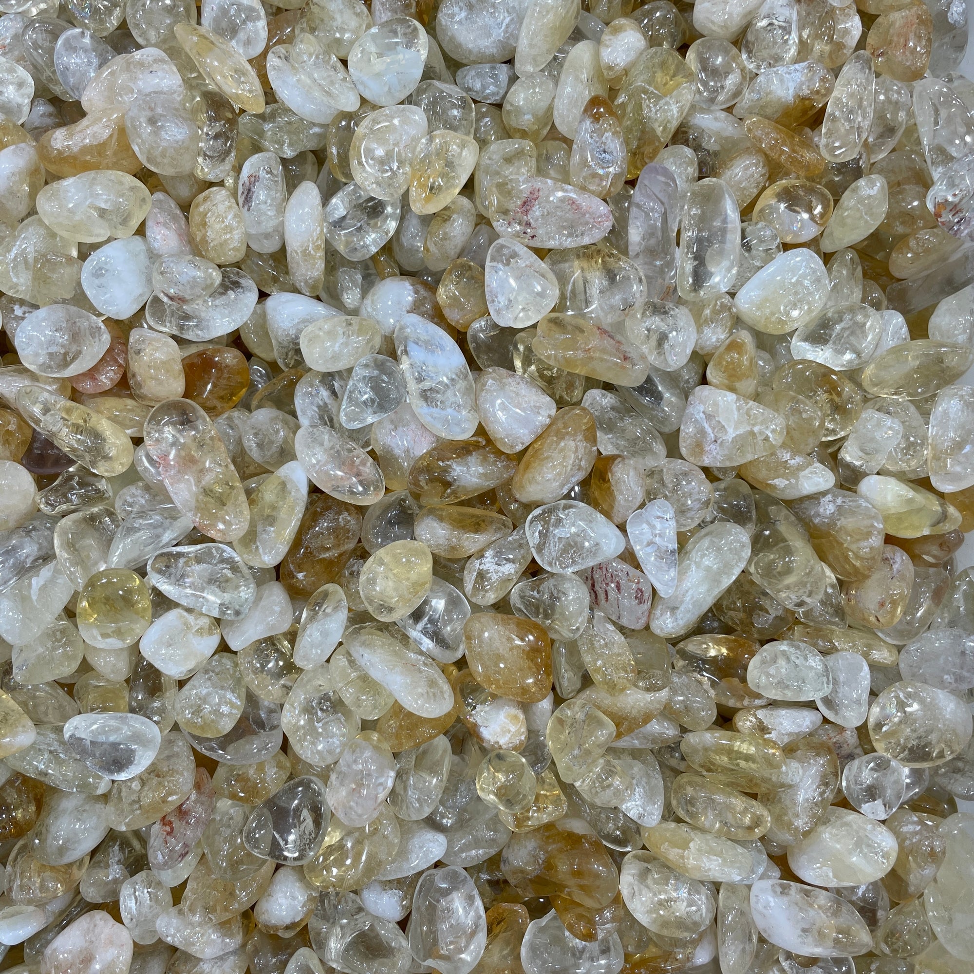 Citrino (ametista trattata termicamente) Tumblestone