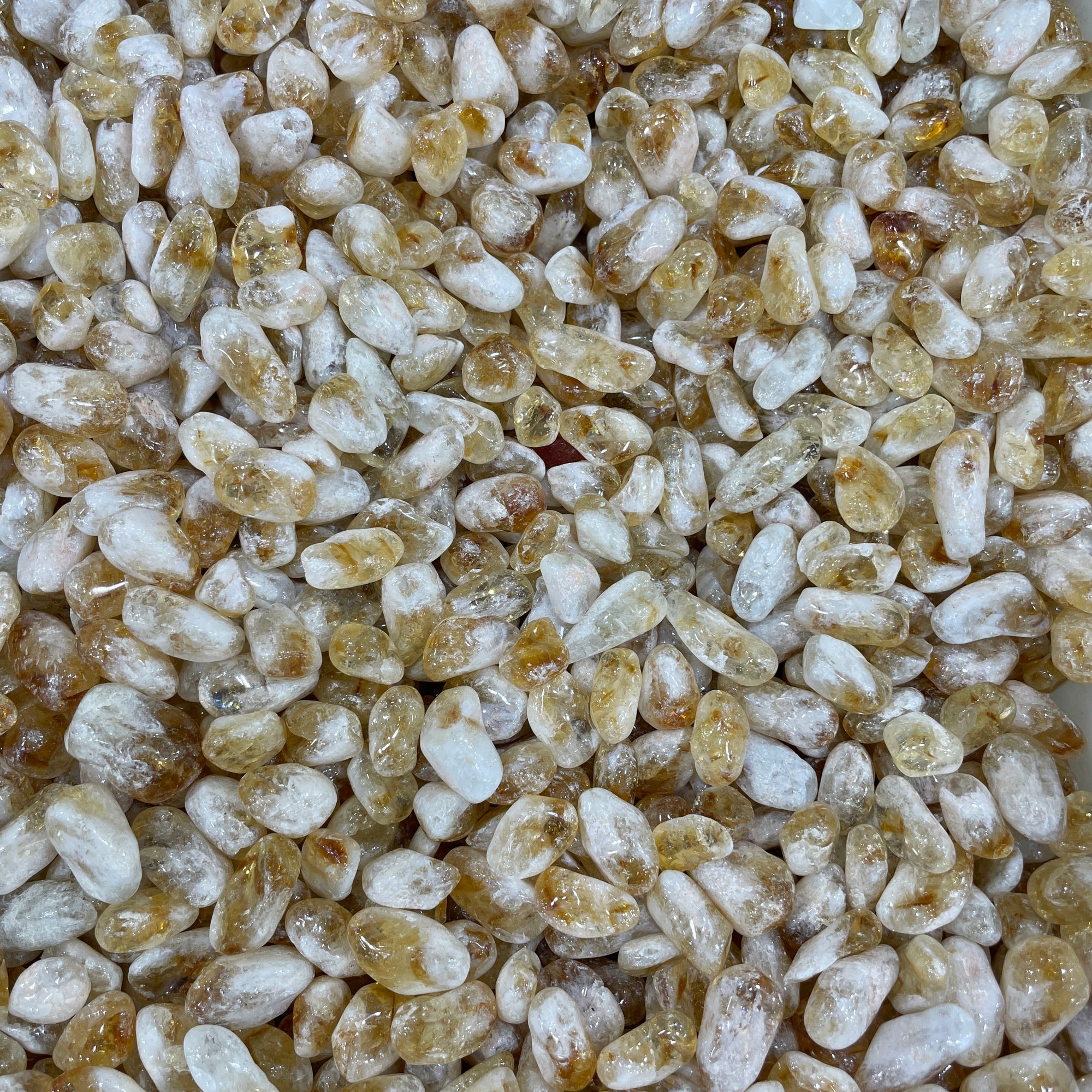 Citrino (ametista trattata termicamente) Tumblestone