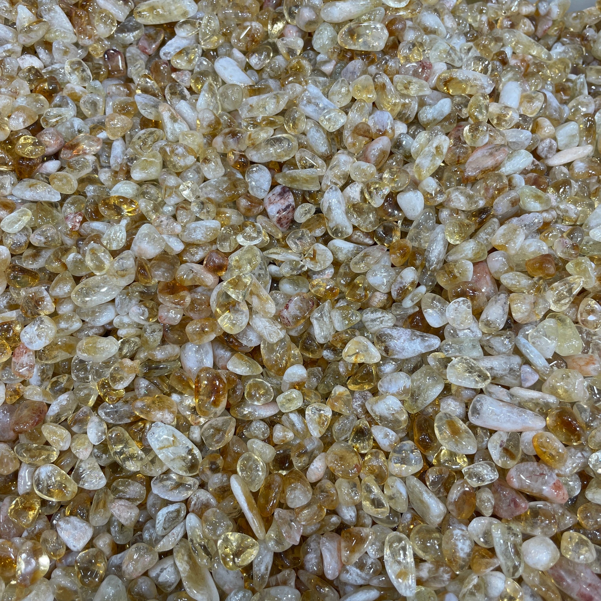 Citrino (ametista trattata termicamente) Tumblestone