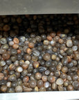 Black & Rose Sunstone Tumbled Stone