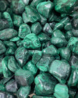 Pietra levigata di malachite