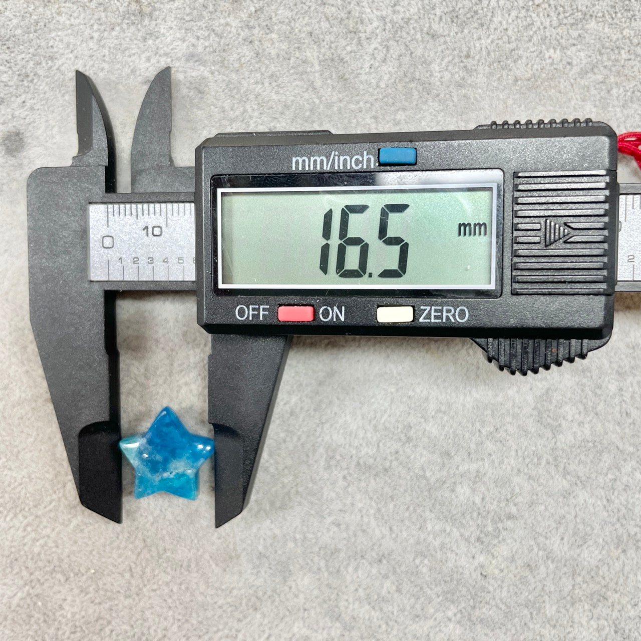 Stella e luna di apatite blu