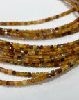 Blood Opal Micro Faceted Cube Collar Necklace - RockZ Sourcing Hub