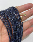 Blue Sodalite Micro Faceted Cube Collar Necklace - RockZ Sourcing Hub