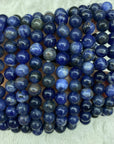 blue sodalite beaded bracelet