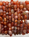 Carnelian Drilled Nugget Stretch Bracelet - RockZ Sourcing Hub