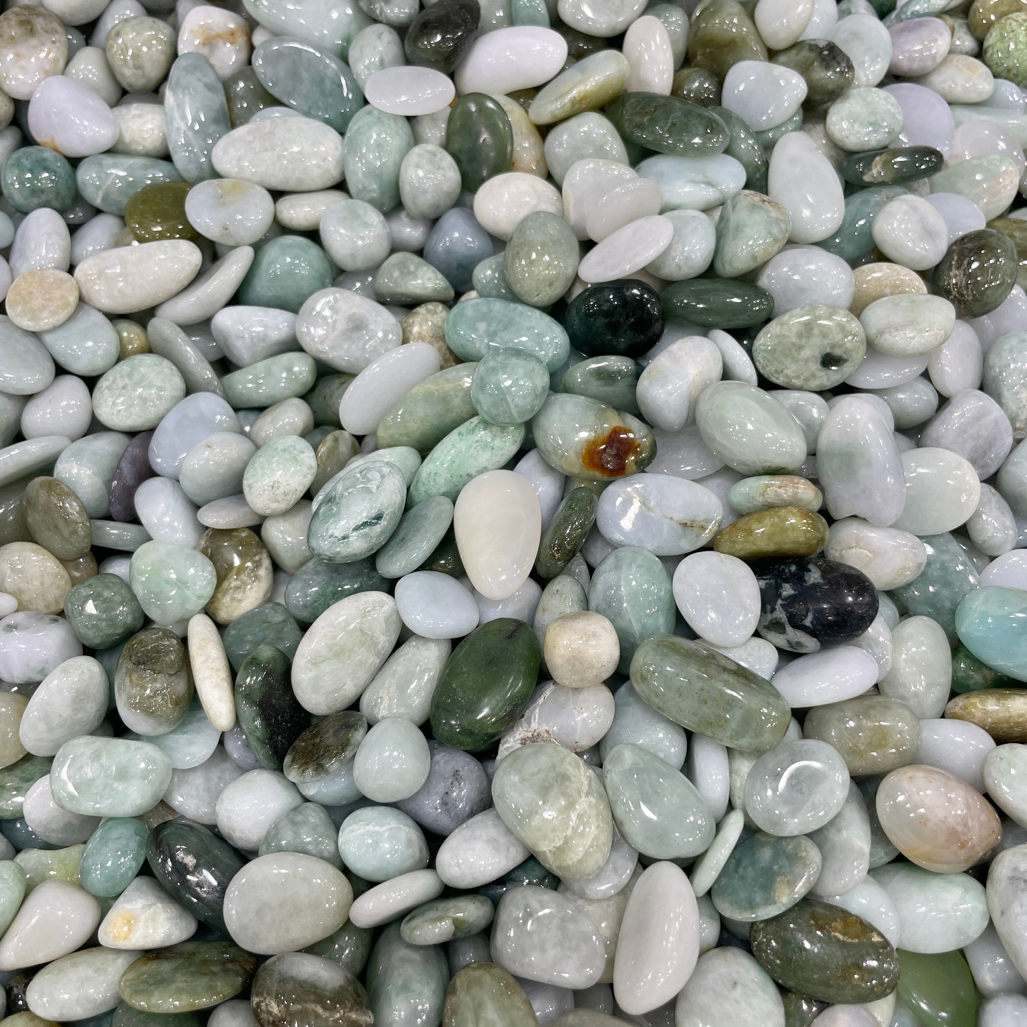 china jade chips 9-12mm size