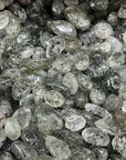 Clear Quartz with Green Biotite ( Green Mica) Chips/Nuggets - RockZ Sourcing Hub