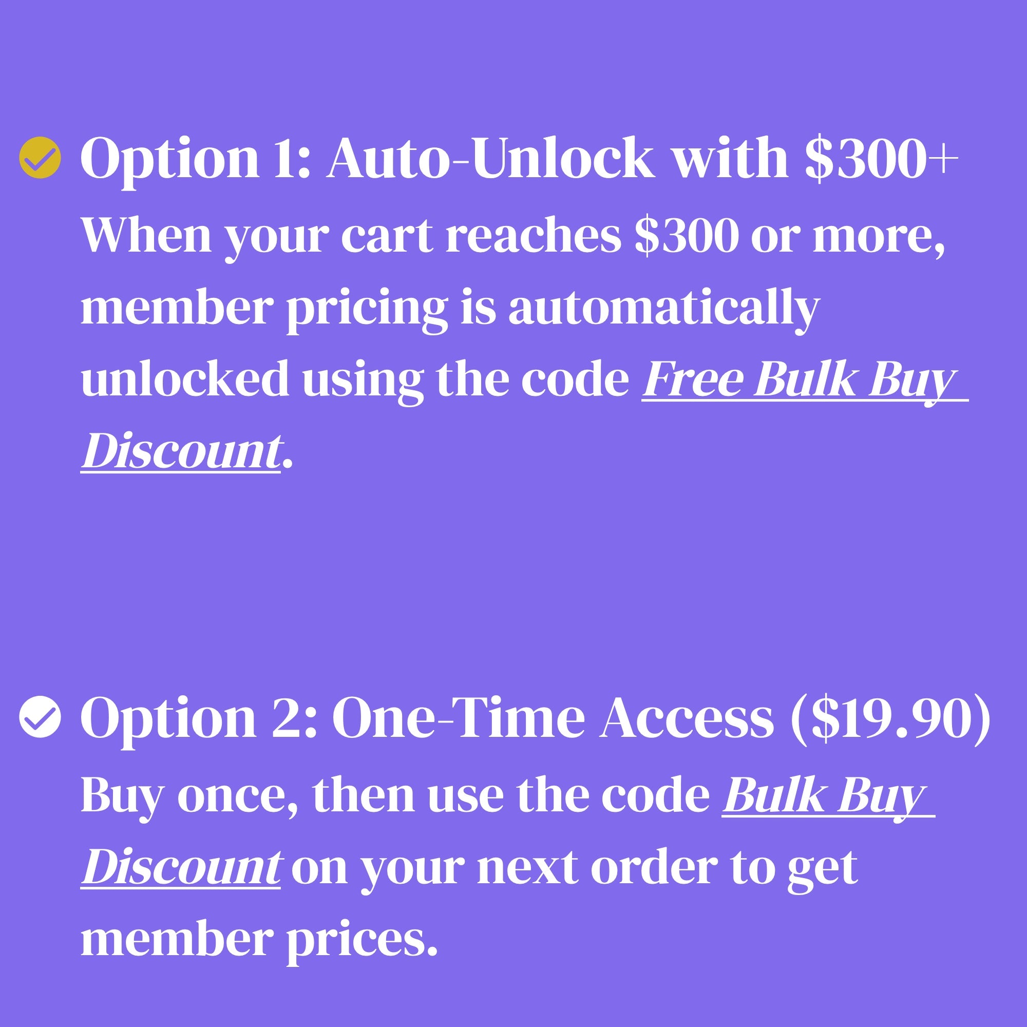 Unlock MEM Rate Access