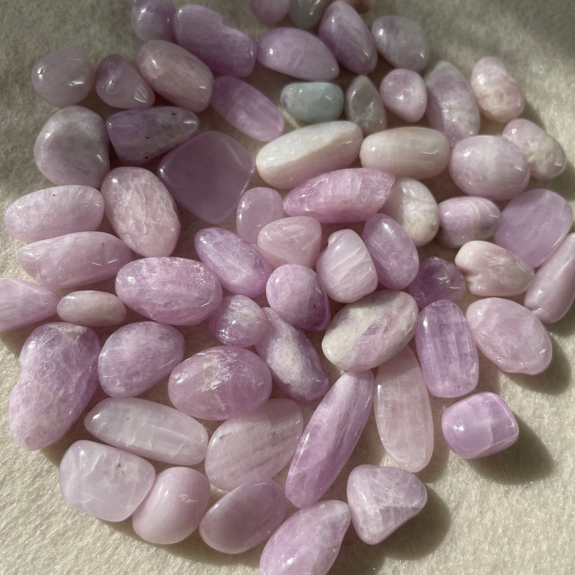 kunzite chips 7-9mm size