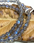 Labradorite AAA Grade Round Bead Triple-wrap Stretch Bracelet - RockZ Sourcing Hub