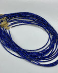 Lapis Micro Faceted Cube Collar Necklace - RockZ Sourcing Hub