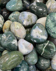 Moss Agate Tumblestone - RockZ Sourcing Hub
