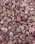 pink amethyst chips grade AA 5-7mm size
