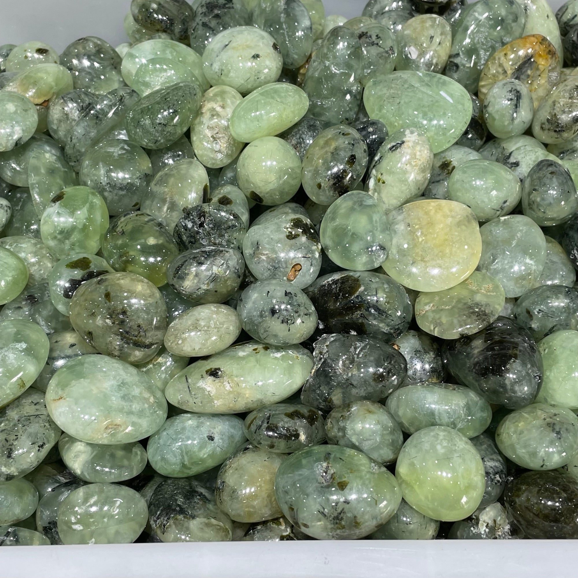 Prehnite Agate Tumblestone