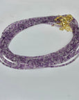 Purple Fluorite Micro Faceted Cube Collar Necklace - RockZ Sourcing Hub