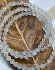 Rainbow Moonstone AAA Grade Round Bead Triple-wrap Stretch Bracelet - RockZ Sourcing Hub