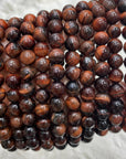 Red Tiger's Eye Round Bead Stretch Bracelet - RockZ Sourcing Hub