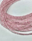 Rose Quartz Micro Faceted Cube Collar Necklace - RockZ Sourcing Hub