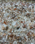 rutilated quartz chips  size 3-5mm