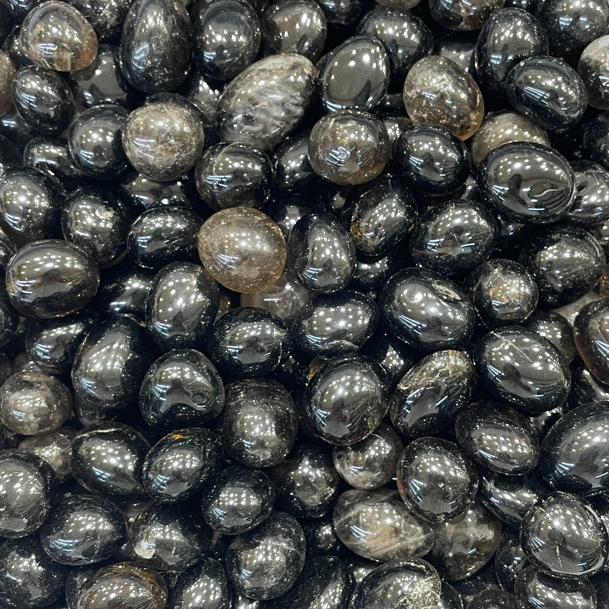 Pietra levigata di quarzo fumé