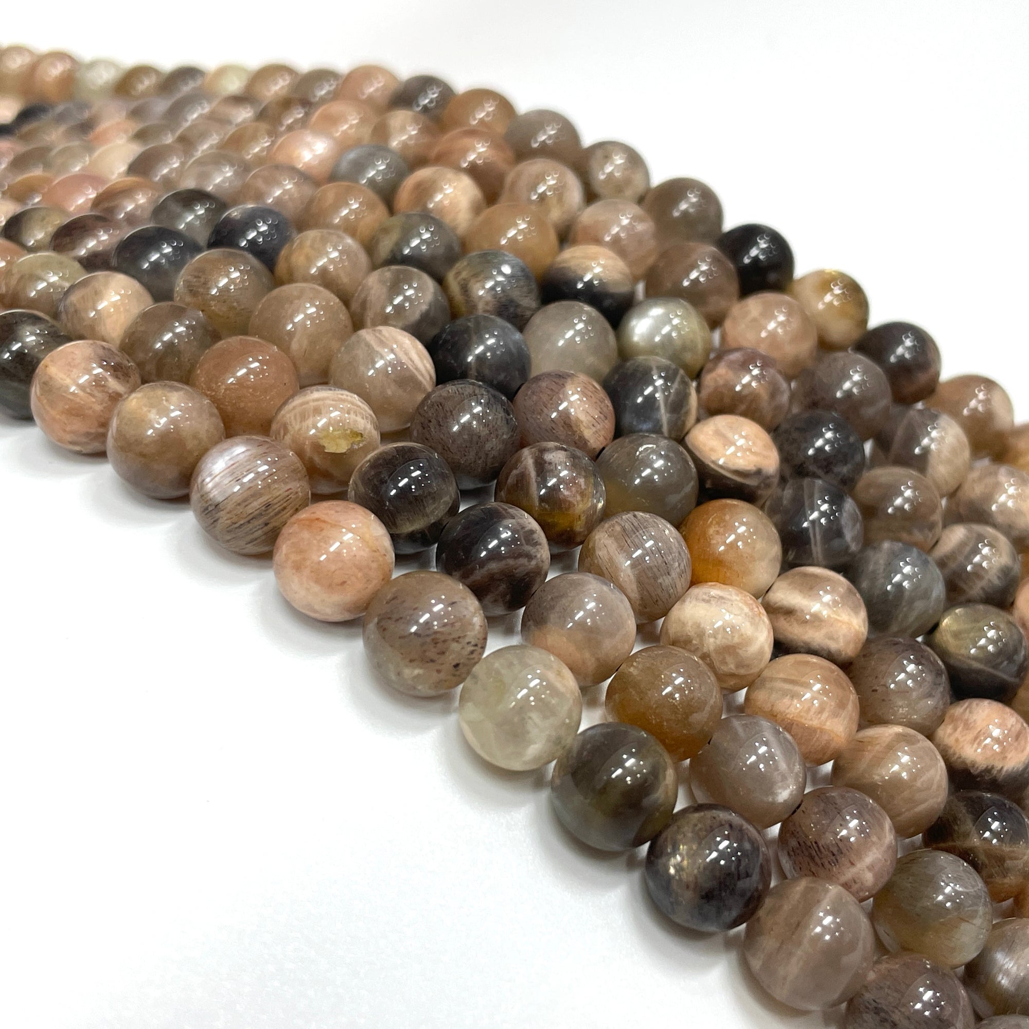 sunstone loose beads