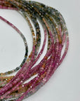 Tourmaline Micro Faceted Cube Collar Necklace - RockZ Sourcing Hub