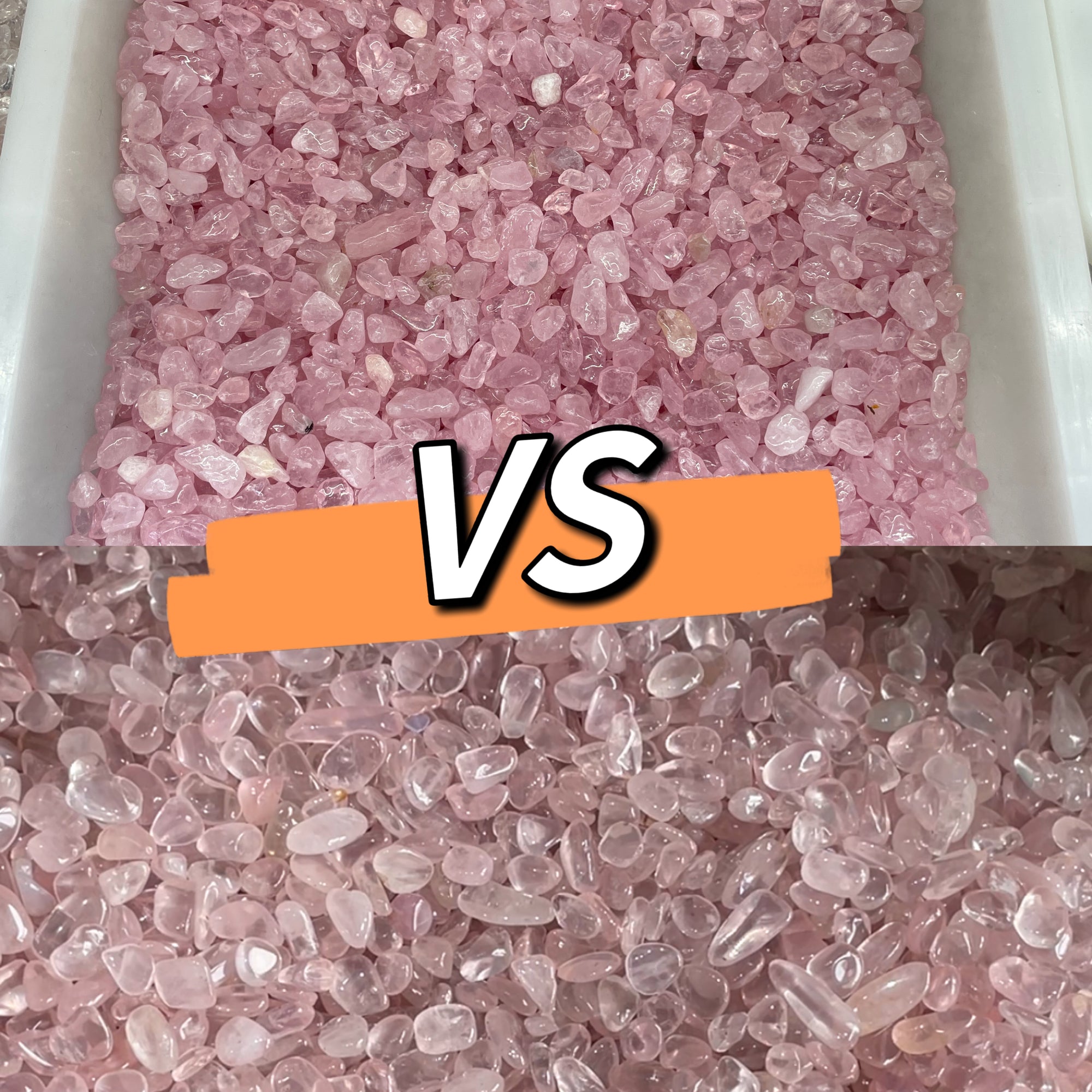 How to distinguish dyed (enhanced) rose quartz from natural rose quartz?