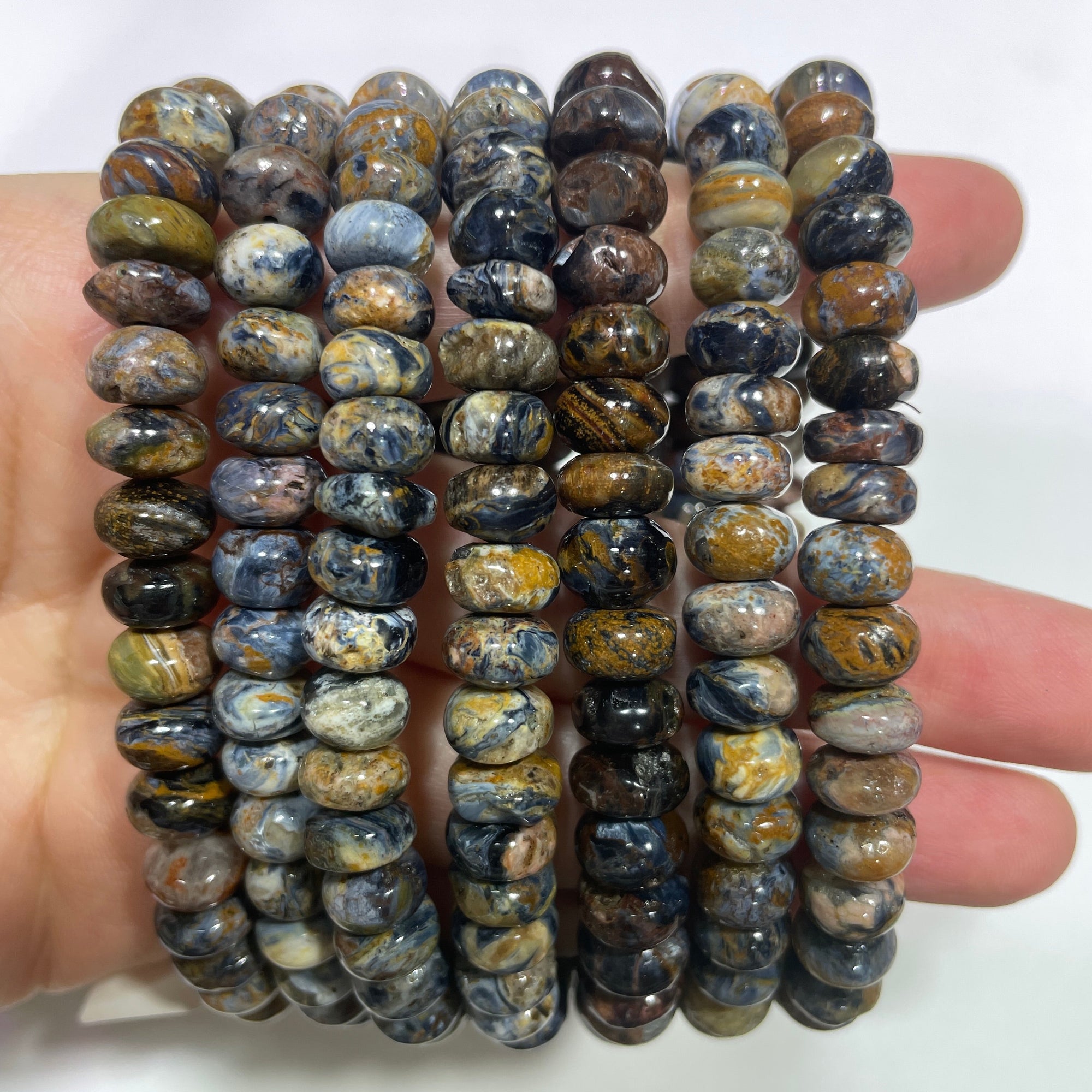 Rondelle Bead Stretch Bracelet