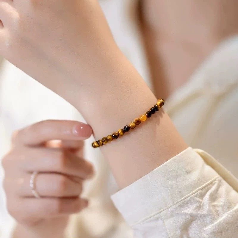 Round Bead Stretch Bracelets