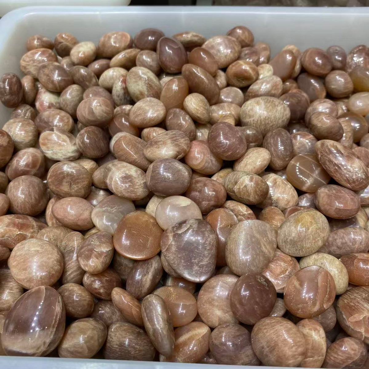 Rose Sunstone Tumbled Stone