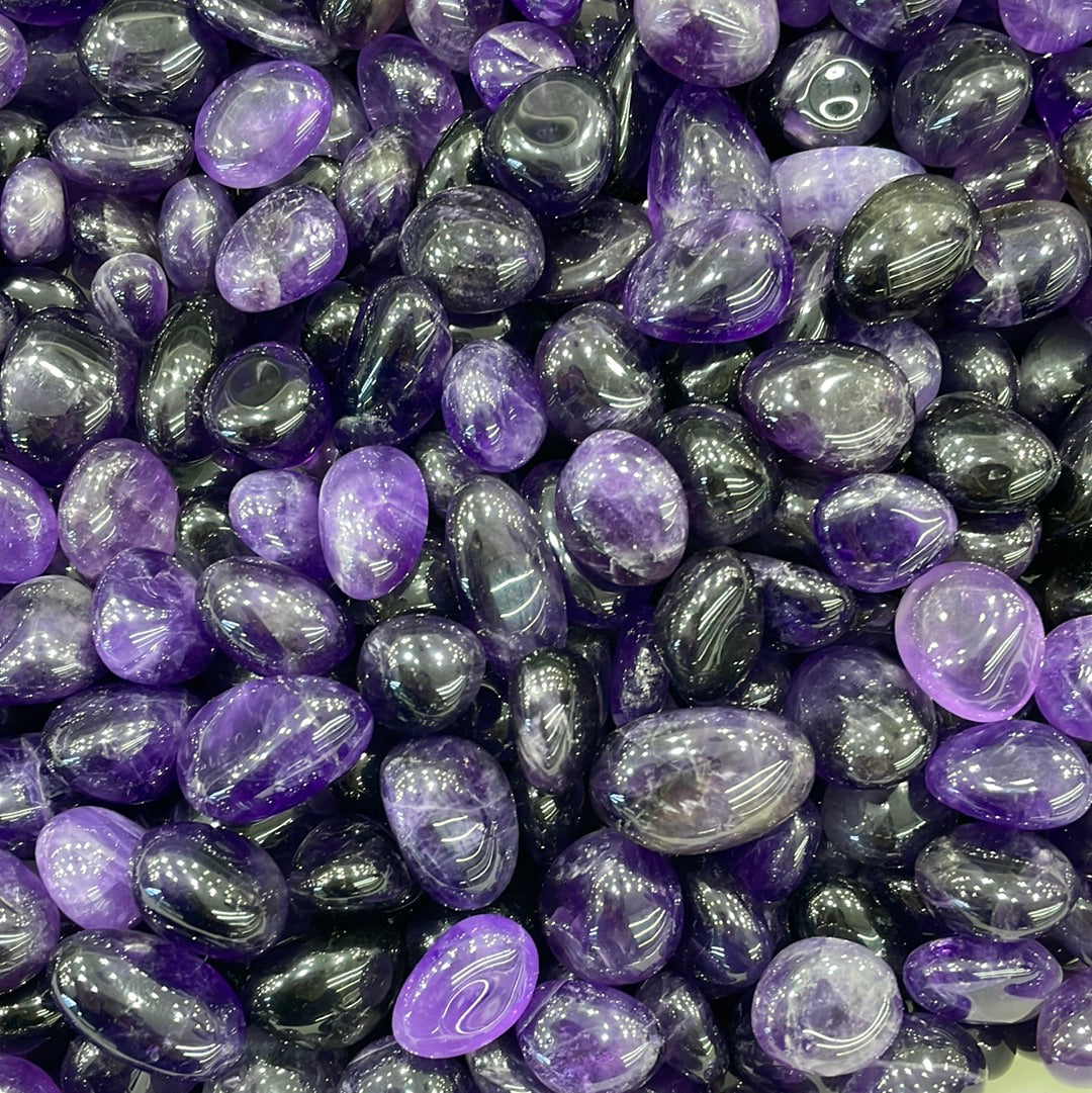 Amethyst-Dark Purple Tumbles