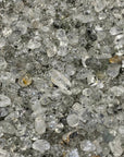 Clear Quartz with Green Biotite ( Green Mica) Chips