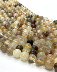 Rutilated Quartz Loose Beads  with Free Jewelry Accessories Included