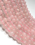 Rose Quartz Loose Beads with Free Jewelry Accessories Included