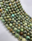 African Turquoise Loose Beads with Free Jewelry Accessories Included