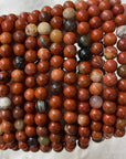 Red Jasper beaded bracelet