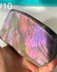 Labradorite forma libera (glitter viola arancione)