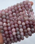 Pink Amethyst beaded bracelet