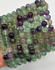 Fluorite beaded bracelet