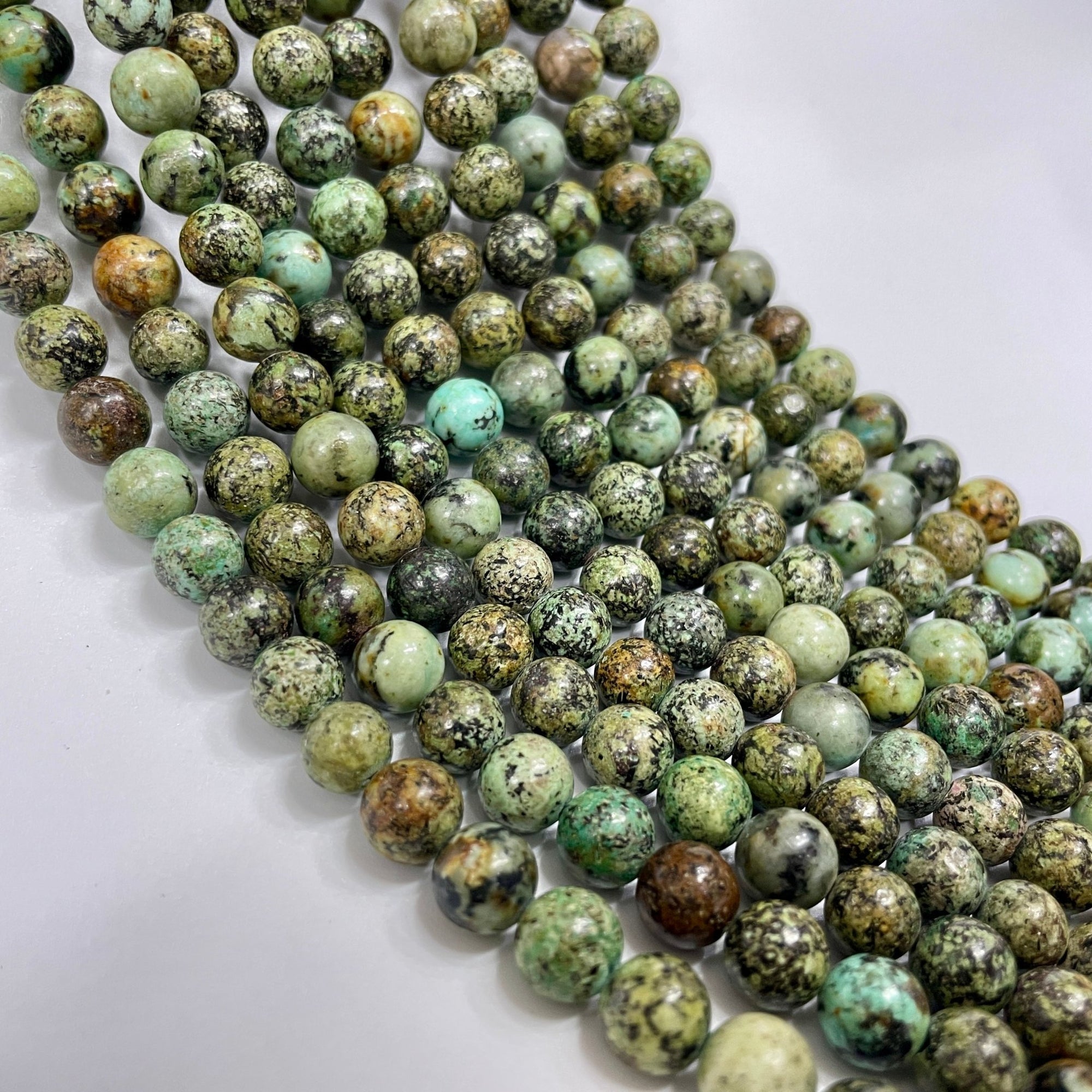 African Turquoise Bead Strand - RockZ Sourcing Hub
