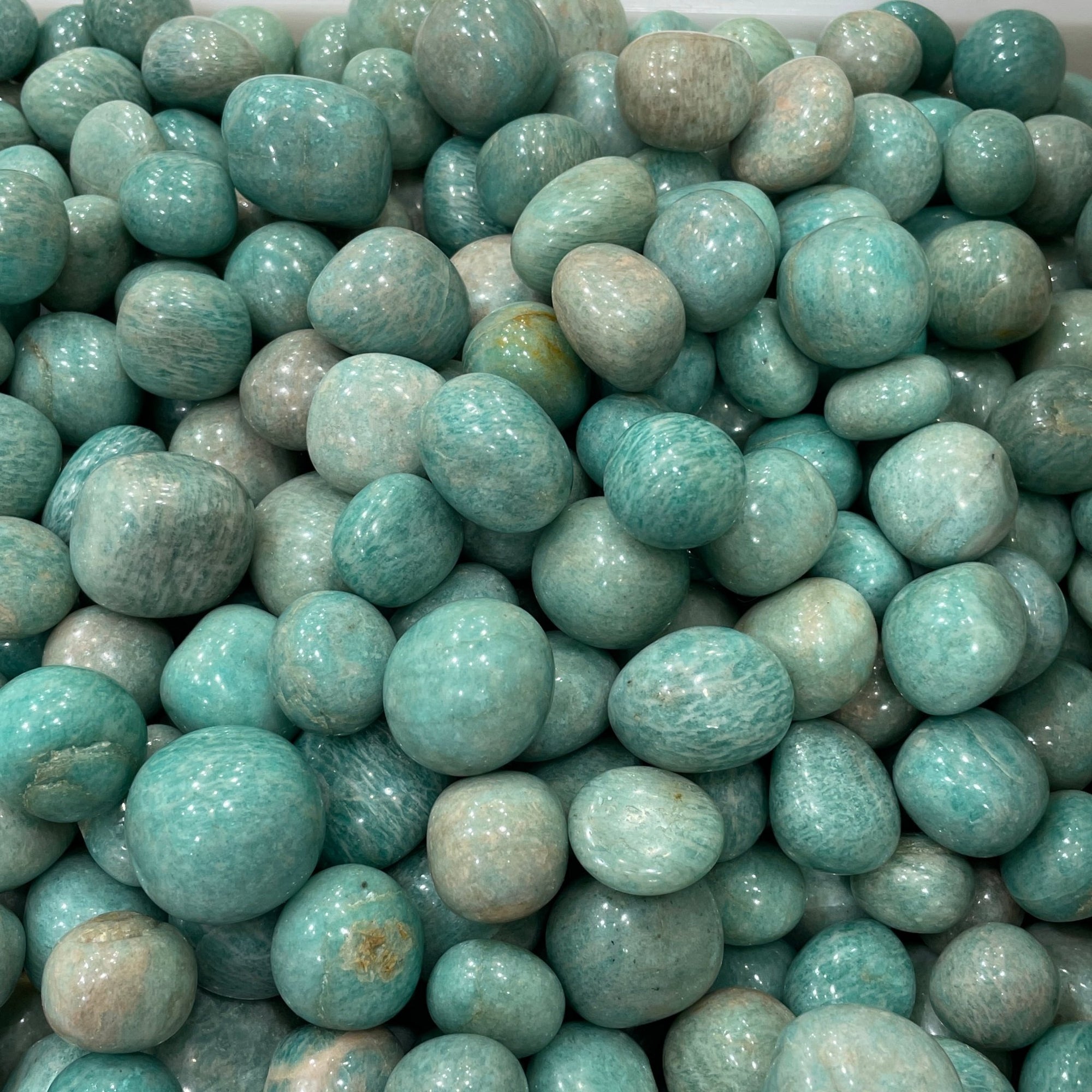 Amazonite Tumblestone - RockZ Sourcing Hub