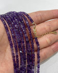 Amethyst Micro Faceted Cube Collar Necklace - RockZ Sourcing Hub