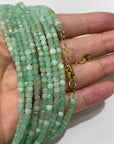 Australian Jade Micro Faceted Cube Collar Necklace - RockZ Sourcing Hub