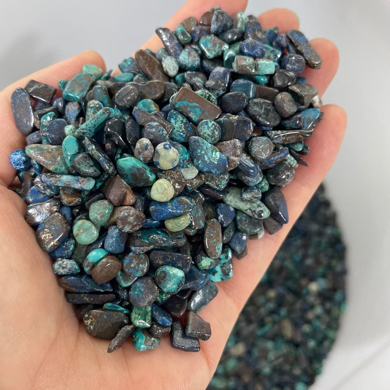 Azurite Chips/Nuggets - RockZ Sourcing Hub